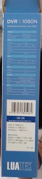 Cameras de segurança e Grador Dvr Luatek - Foto 2