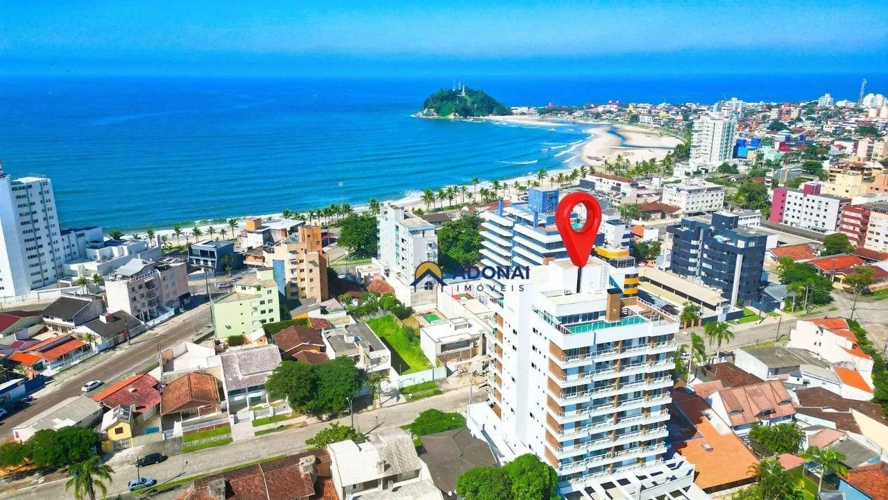 Apartamento com Vista para o Mar, 3 dormitórios à venda por R$ 1.500.000 - Centro - Guarat