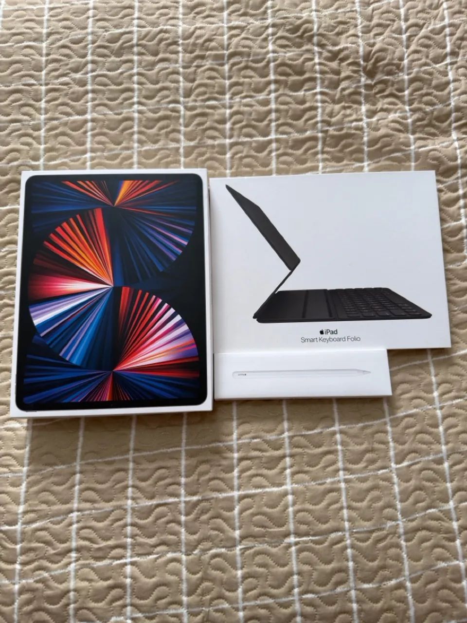 iPad Pro 12,9" M1 512GB Wi-Fi + Apple Pencil 2 + Smart Keyboard Folio - Foto 4