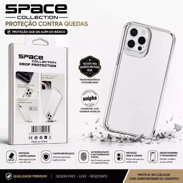 Capinha MagSafe iPhone 17 Pro Max Transparente - Foto 3