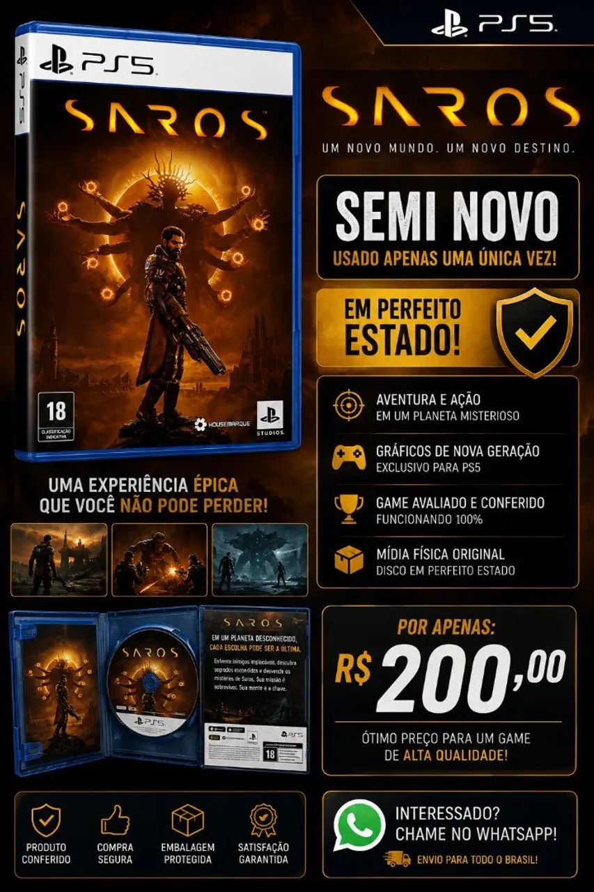 Game SAROS DE PS5
