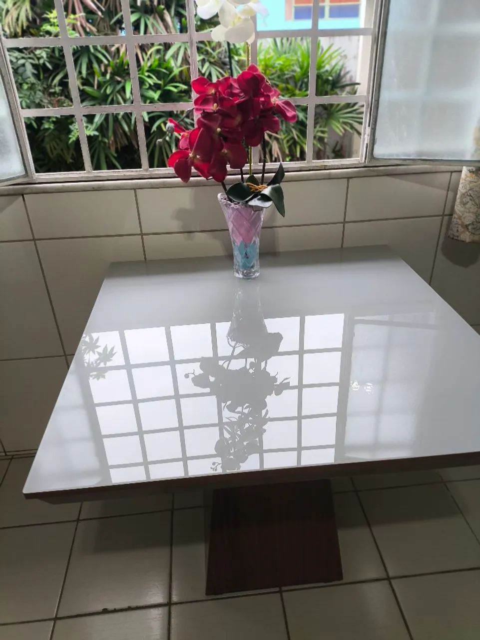 Mesa de vidro temperado jateado  - Foto 2