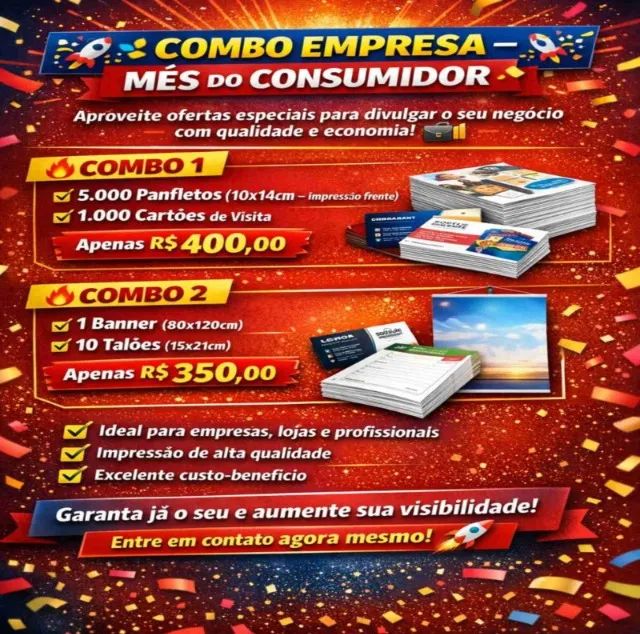Mes do consumidor mes empresa gráfica !