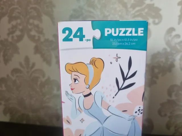 Quebra Cabeça Cinderela Disney Princess 24 Peças Spin Master - Foto 3