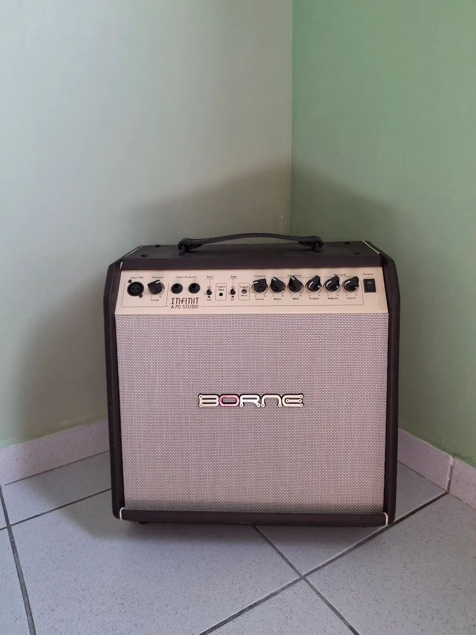 Violão Epiphone EJ200 + Amplificador Borne Studio A70 - Foto 3