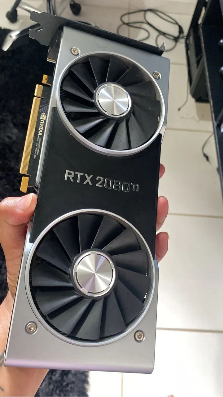 Placa de vídeo 2080 ti founders edition - com artefato