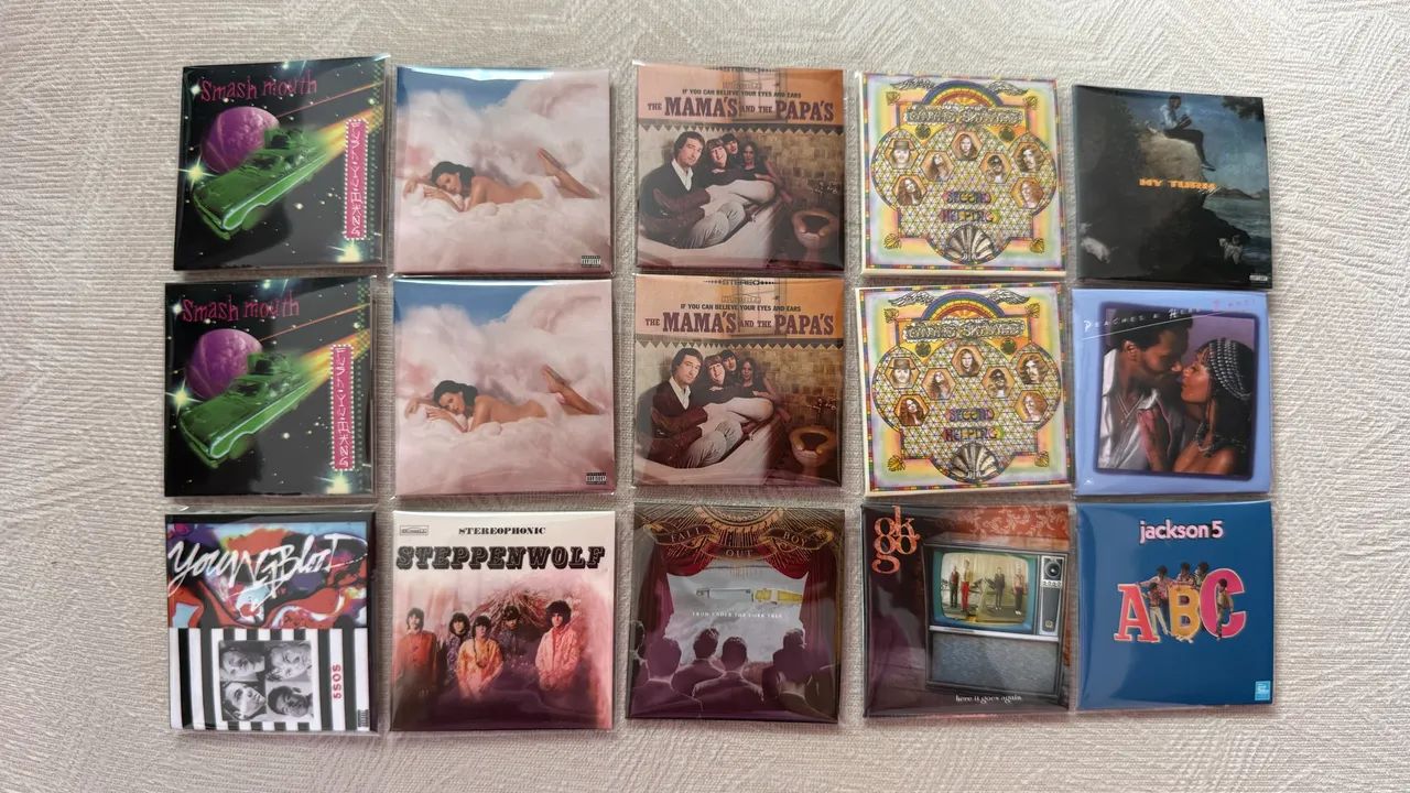 Discos de vinil mini Brands mini
