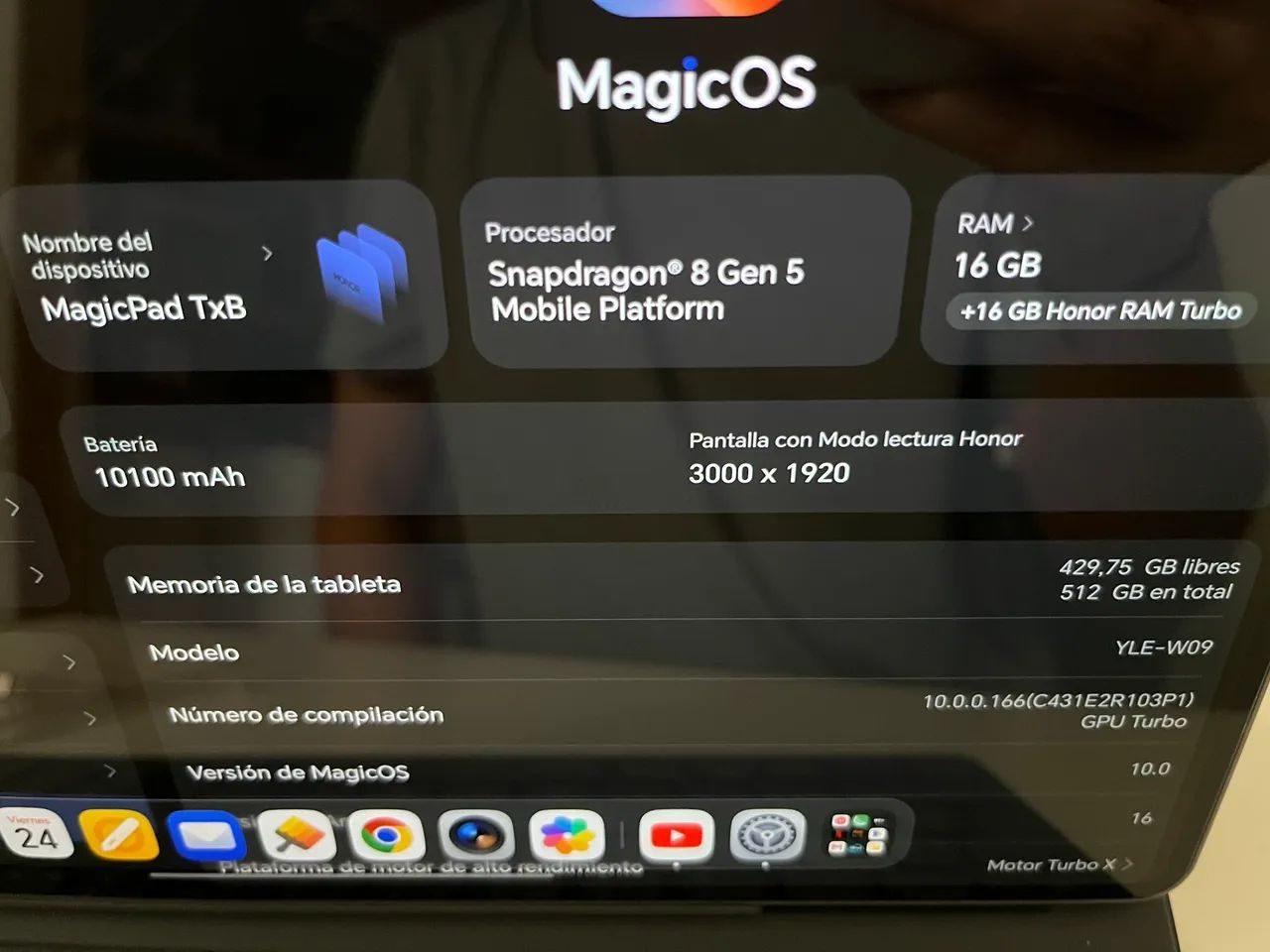 Tablet Honor Magic Pad 4 16GB 512GB - Foto 4