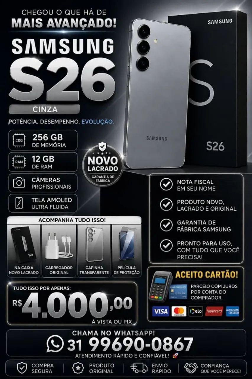 Samsung S26 256gb 12 RAM 