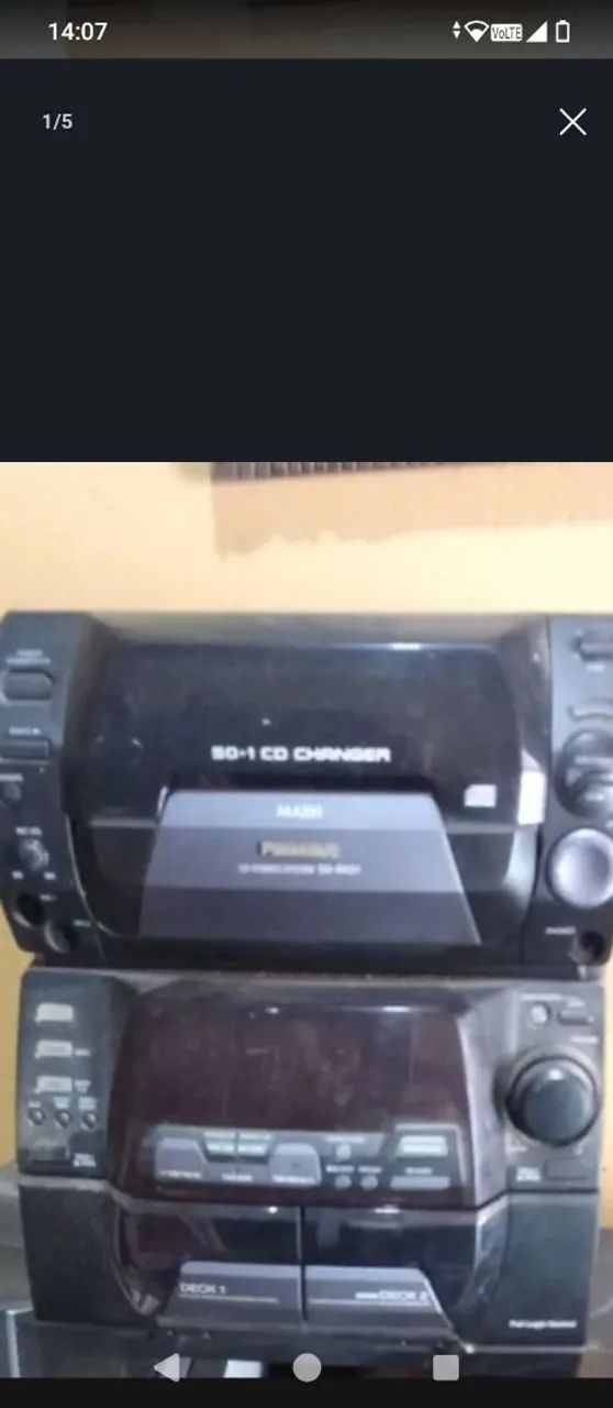 Aparelho de som Panasonic AK 91 - Foto 2
