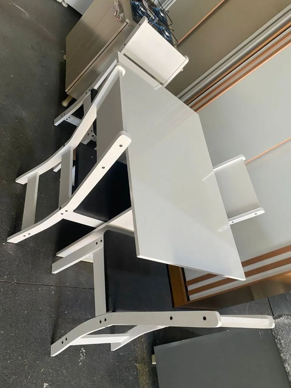 Mesa Leticia com 4 cadeiras - Novo - Foto 4