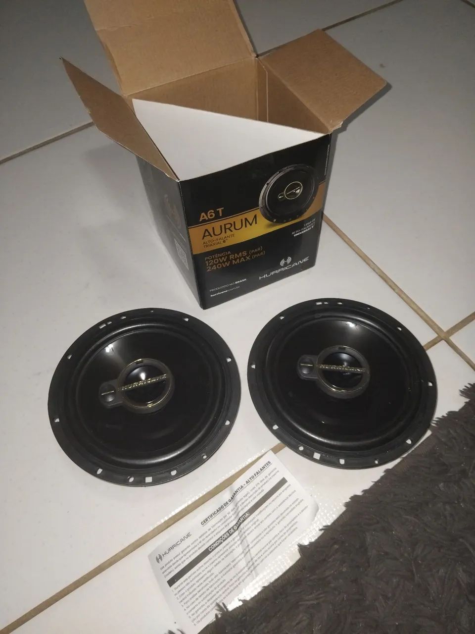Par de alto falantes 6 polegadas novos na caixa. - Foto 2