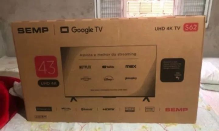 Smart tv Semp sistema google 43 polegadas LED - Foto 2