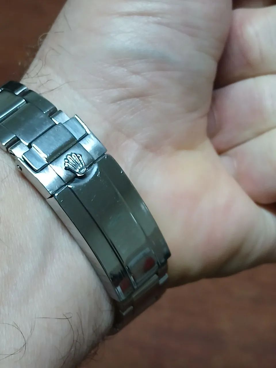 Rolex Perpetual Caixa e Pulseira de Aço. Funcionamento Mecânico. Automático.  - Foto 3