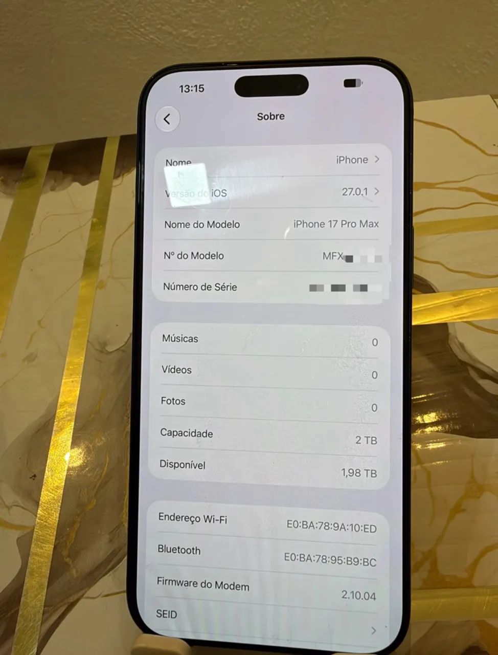iPhone 17 Pro Max 2 terá azul (ZERADO)  - Foto 3