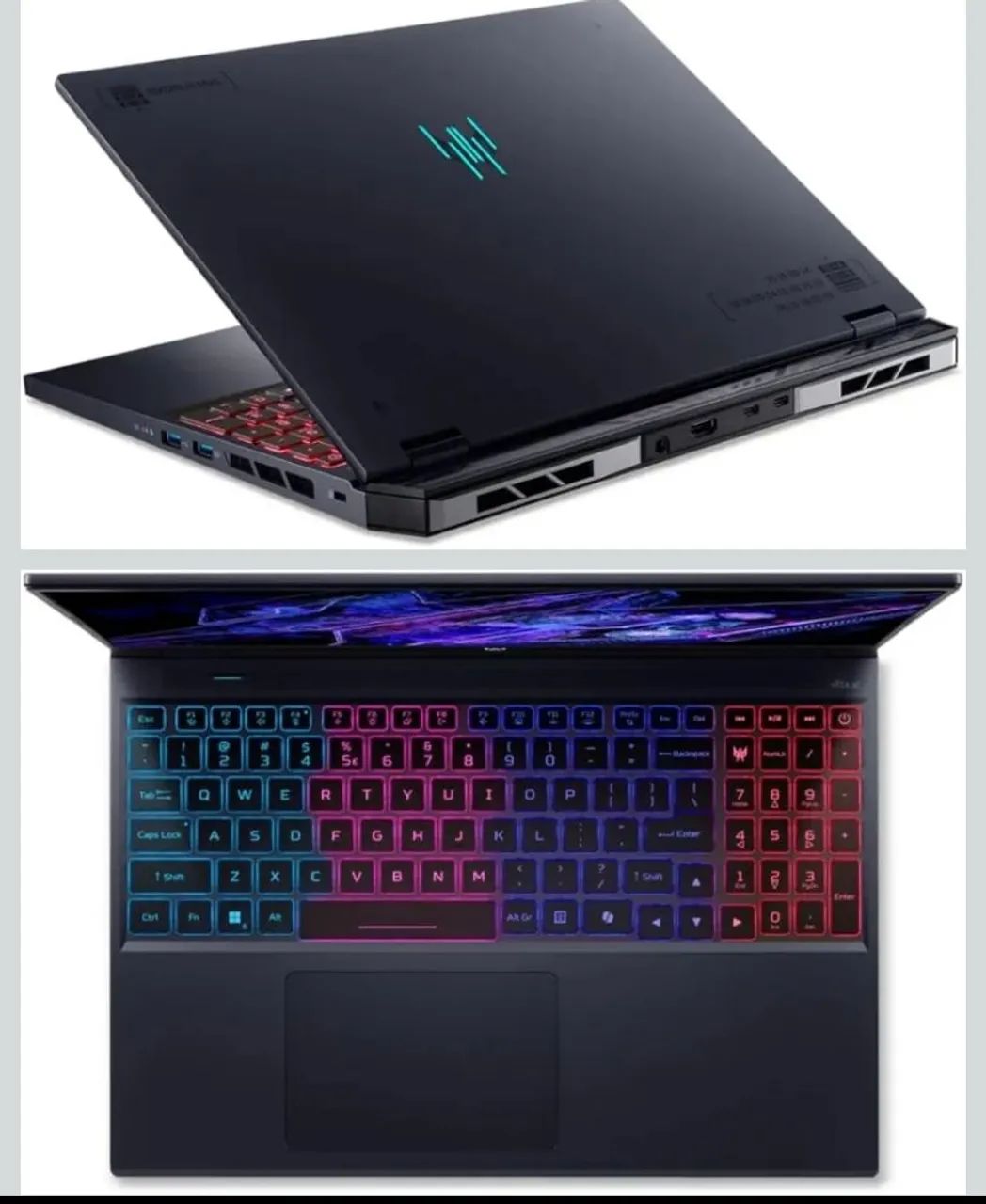 Notebook Acer hélios predator i7-14700hx rtx 4070 32gb SSD 512 - Foto 3