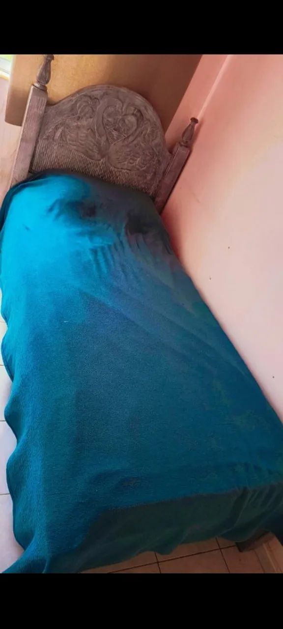 Cama de solteiro angelim 