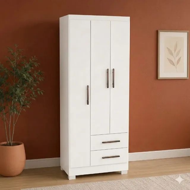 Guarda Roupa Isis Branco Promoção Aproveite