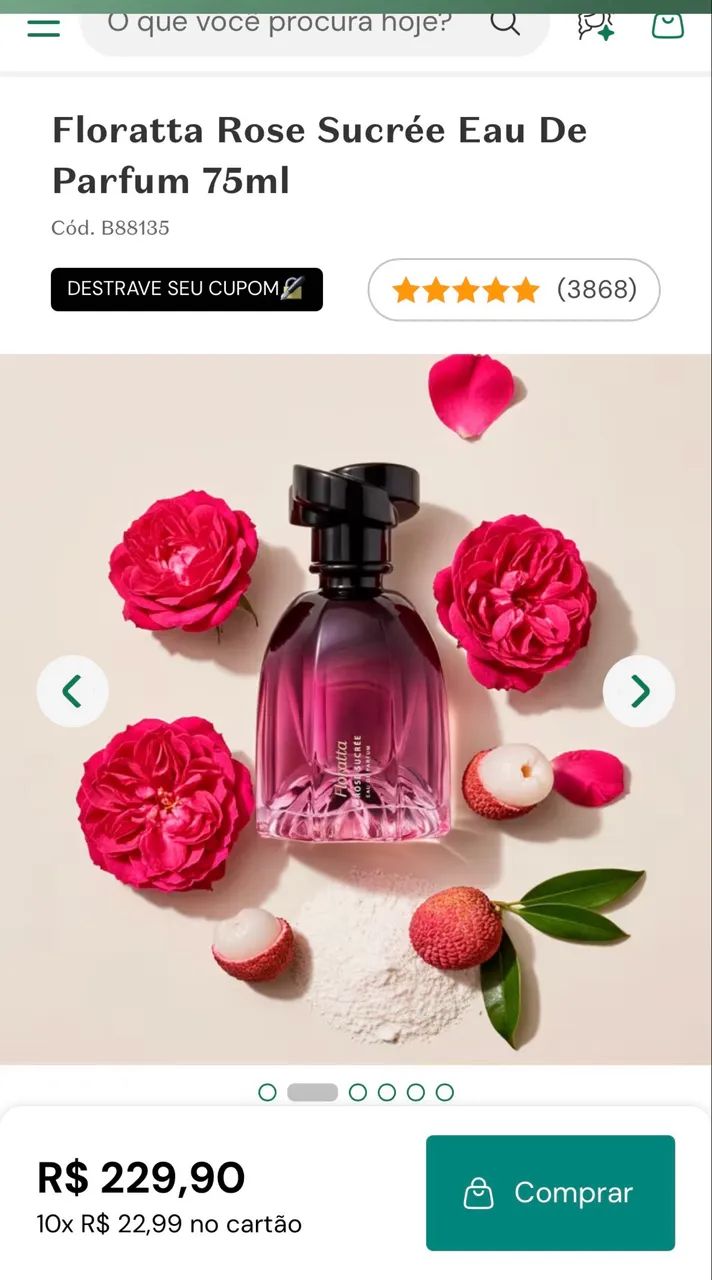 Perfume sem uso na caixa  - Foto 3