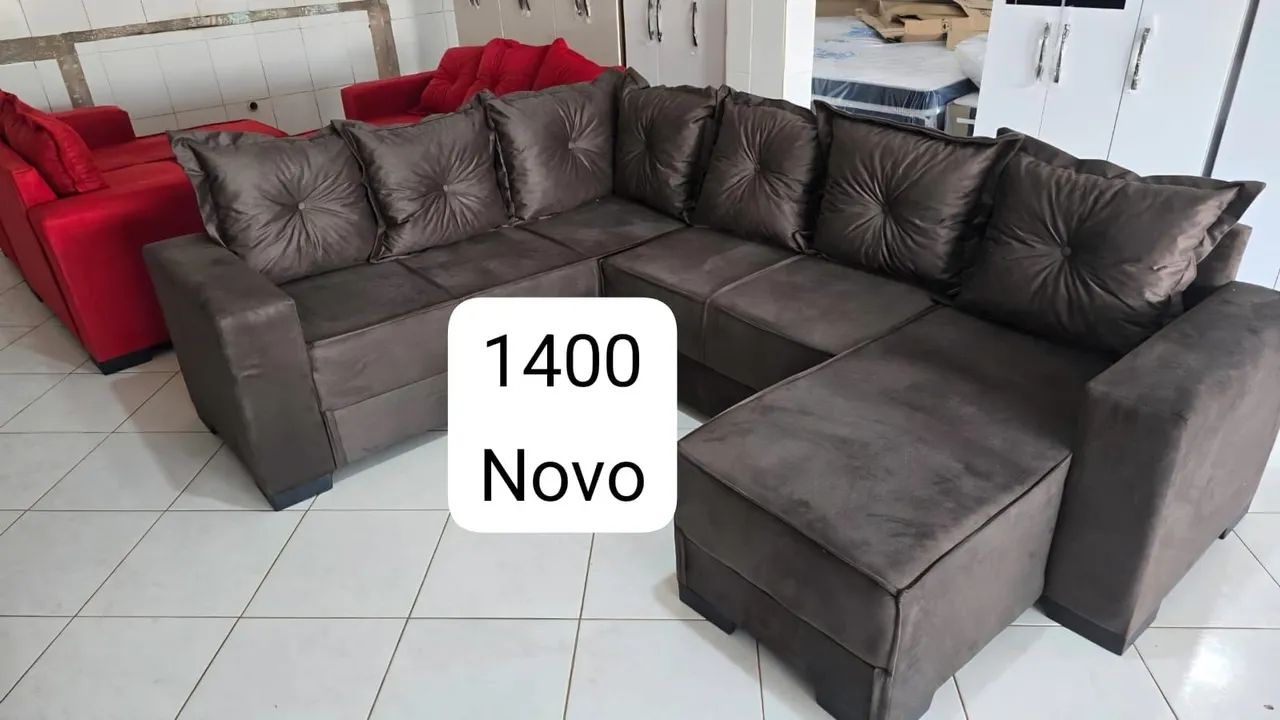 Sofá de canto novo