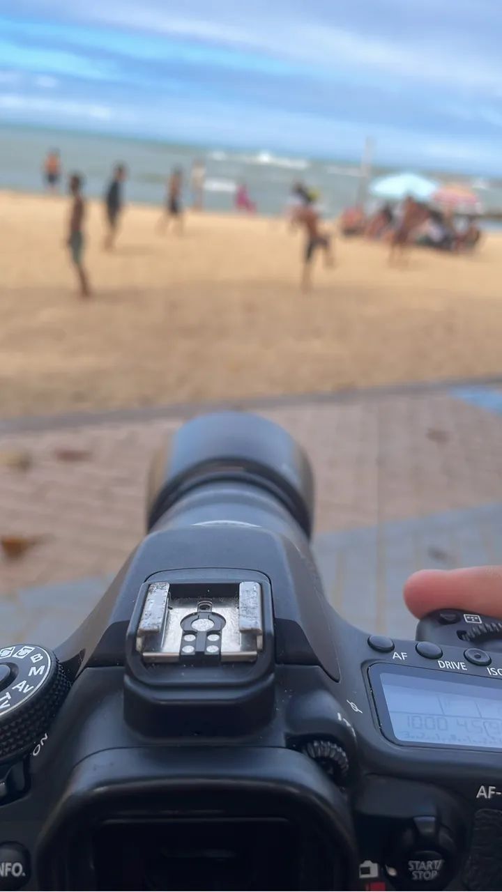 CÂMERA 80D + lente 75-300  - Foto 5