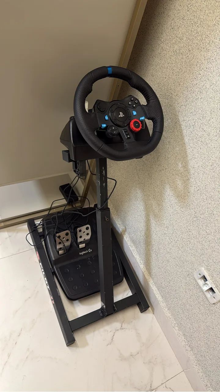 Volante/simulador logitech g29 ps5,ps4 e pc