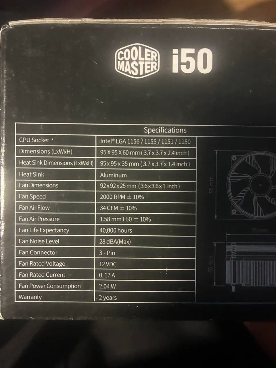 Cooler Master I50 Support Socket Intel LGA 115X - Foto 3