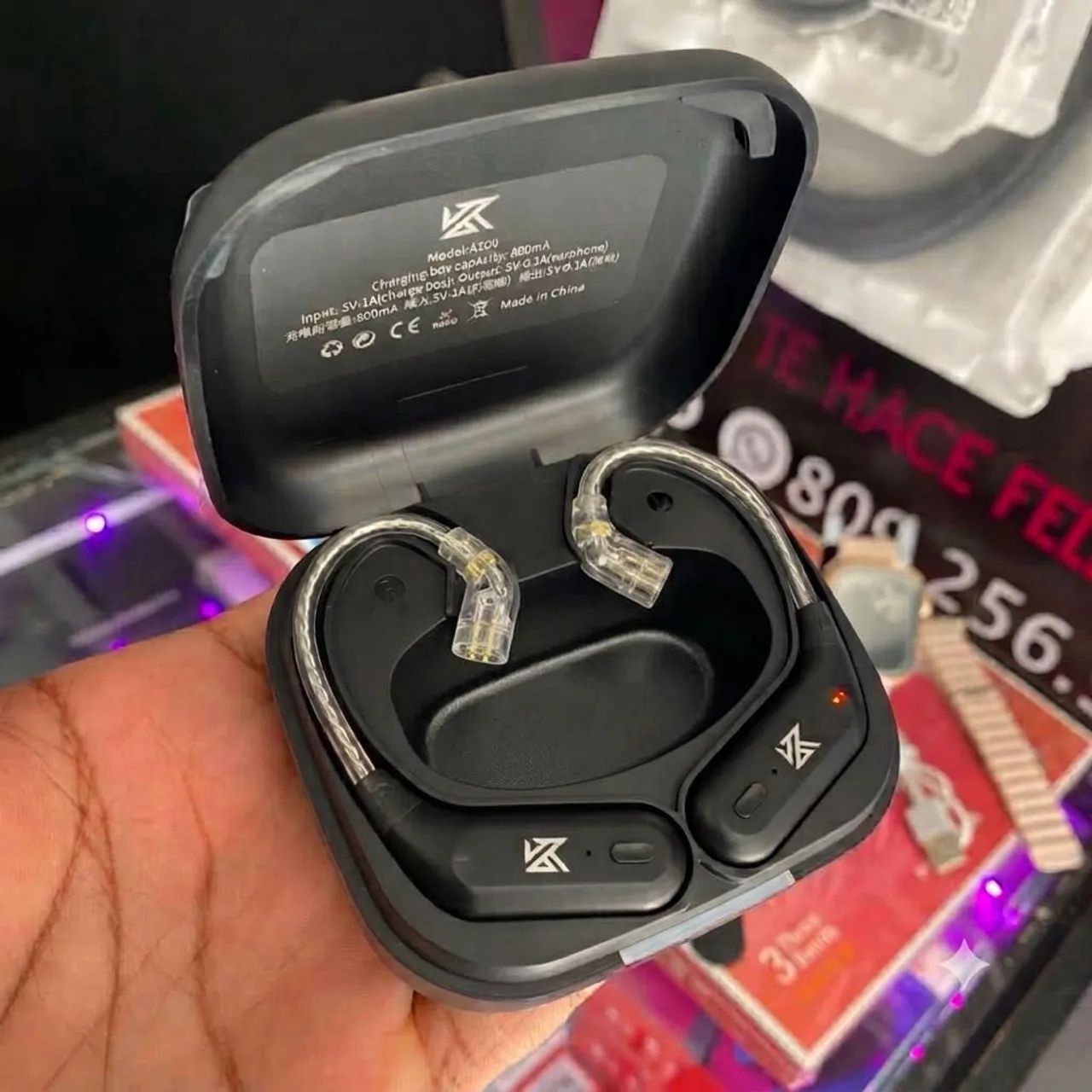 Adaptador KZ AZ09 Módulo Bluetooth 5.2 Sem Fio - Novo Caixa