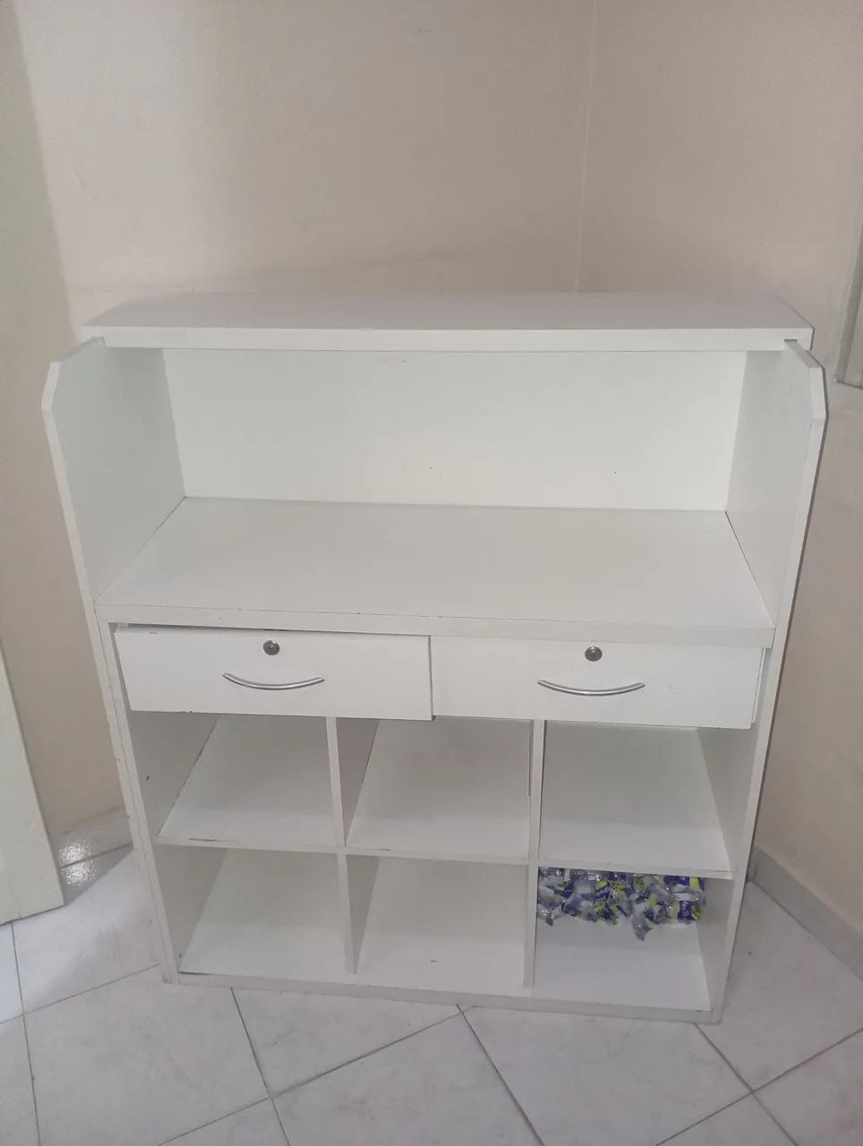 Balcão de loja recepção Branco 
