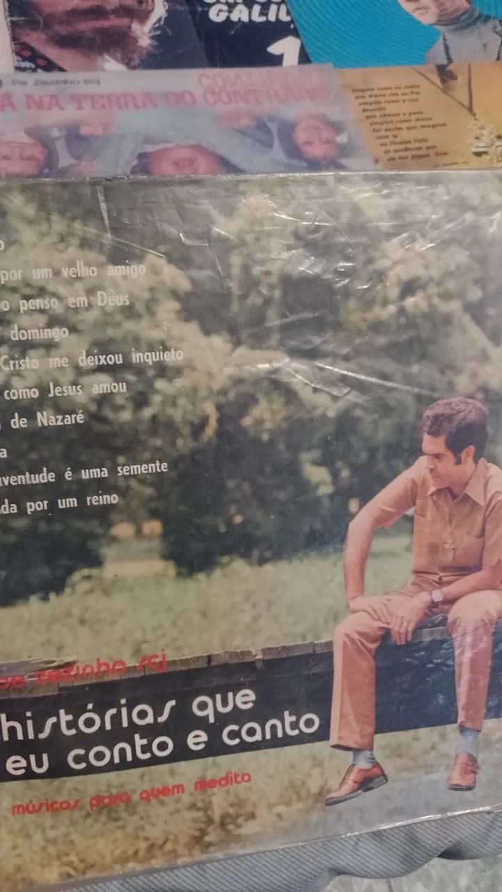 Discos de vinil Pe.Zezinho e mais 1 aleatório  - Foto 4