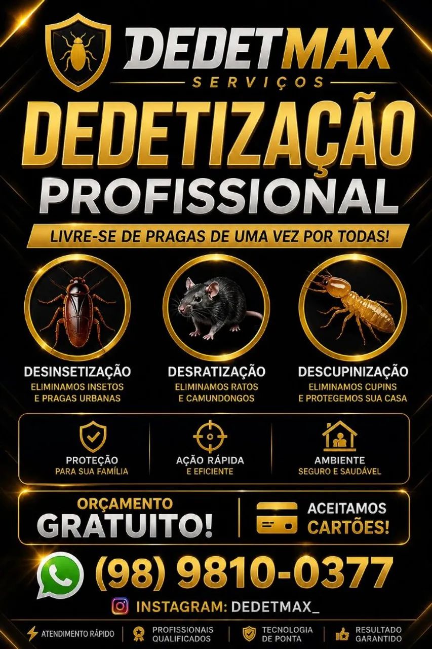 dedetização-proteção completa para seu ambiente,com qualidade e segurança!