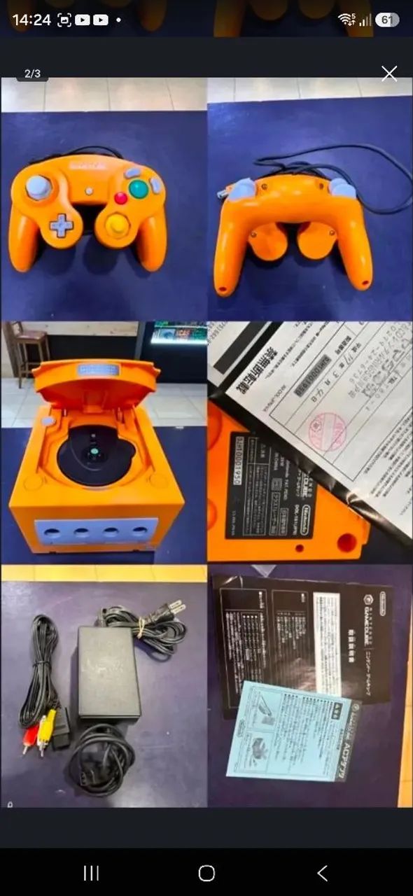 Game Cube completo e desbloqueado! - Foto 2