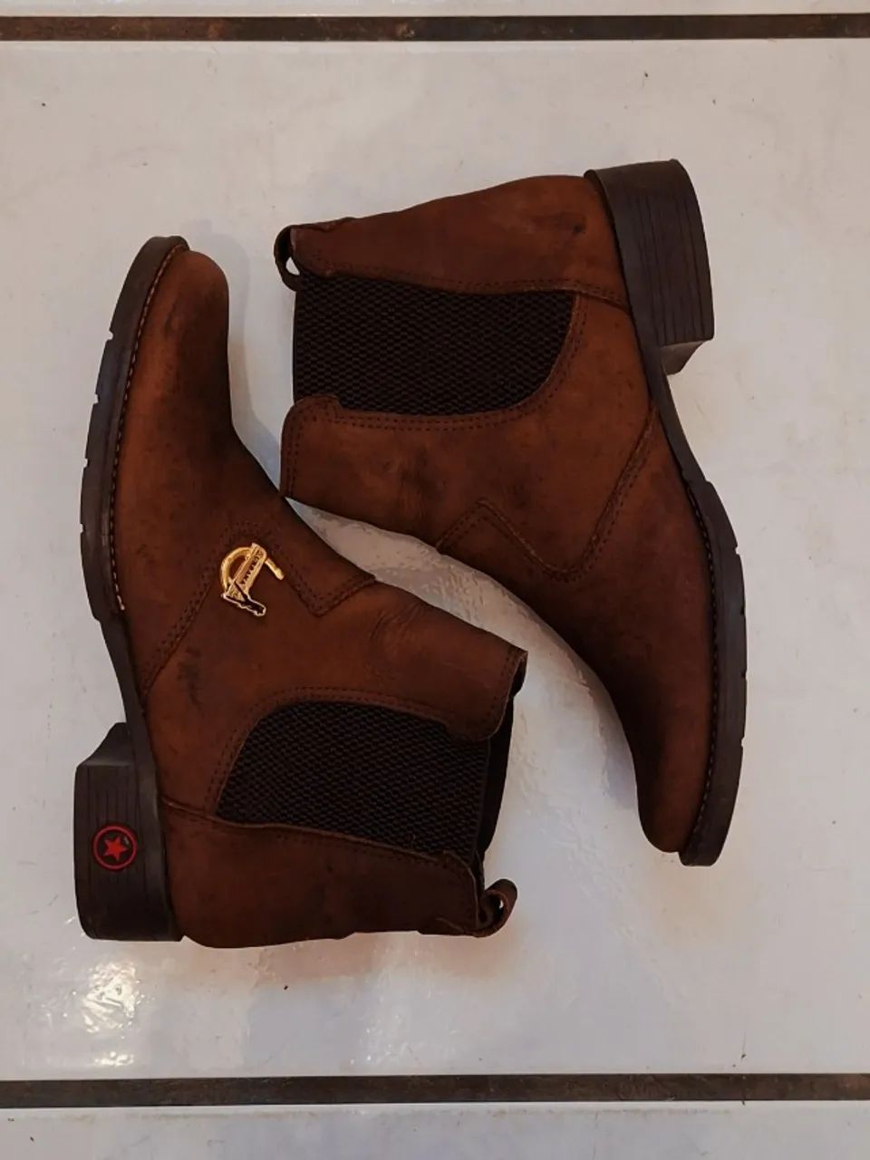 Bota urbana boots marrom - Foto 2