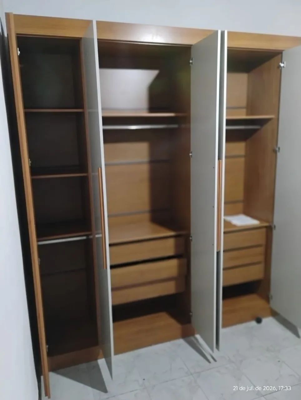 Guarda roupa 100% mdf - Foto 3