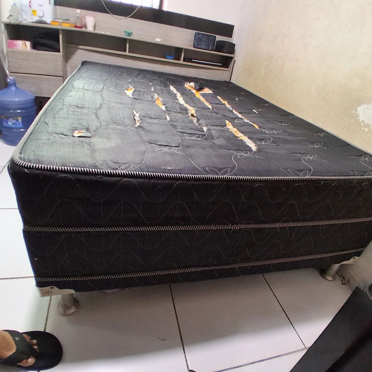 Doação de Cama box colchão de mola  - Foto 2