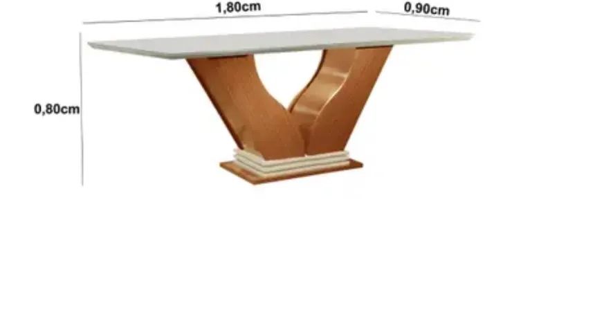 Mesa com 6 cadeiras  - Foto 2