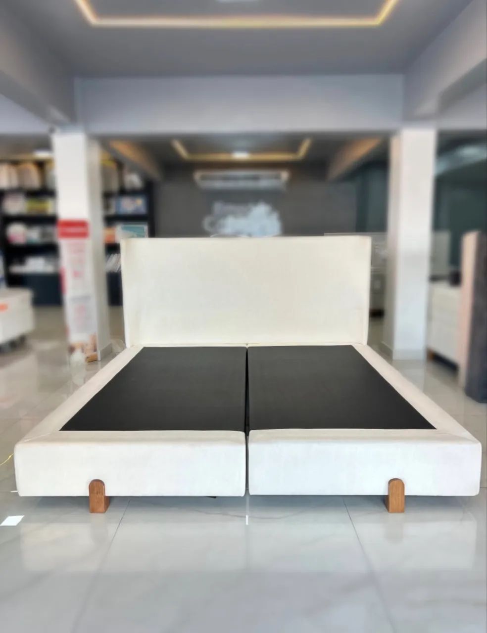 CAMA (BASES + CABECEIRA) ELEGANCE QUEEN KING KOIL