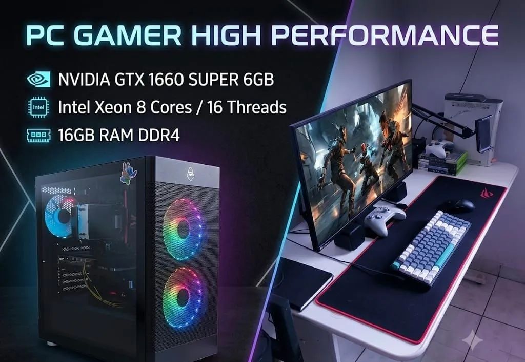 Pc Gamer Xeon 2640 v3 Completo