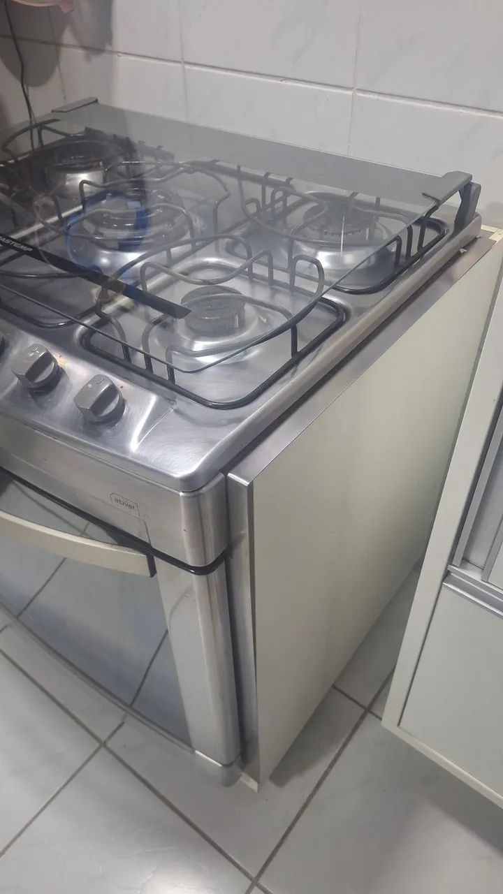 Fogão Brastemp Ative- Inox - 05 Bocas - Foto 3