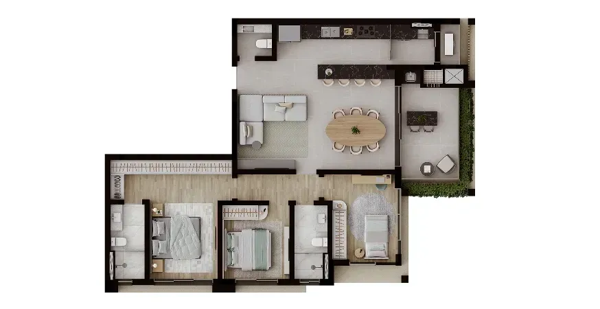 PLANTA 125m²