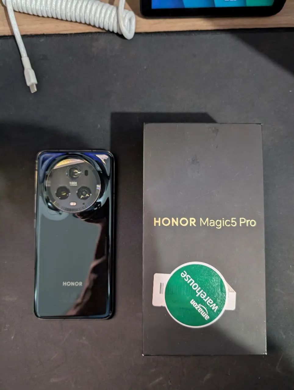 Honor Magic 5 Pro - 12GB RAM / 512GB - Global - Preto Brilhante
