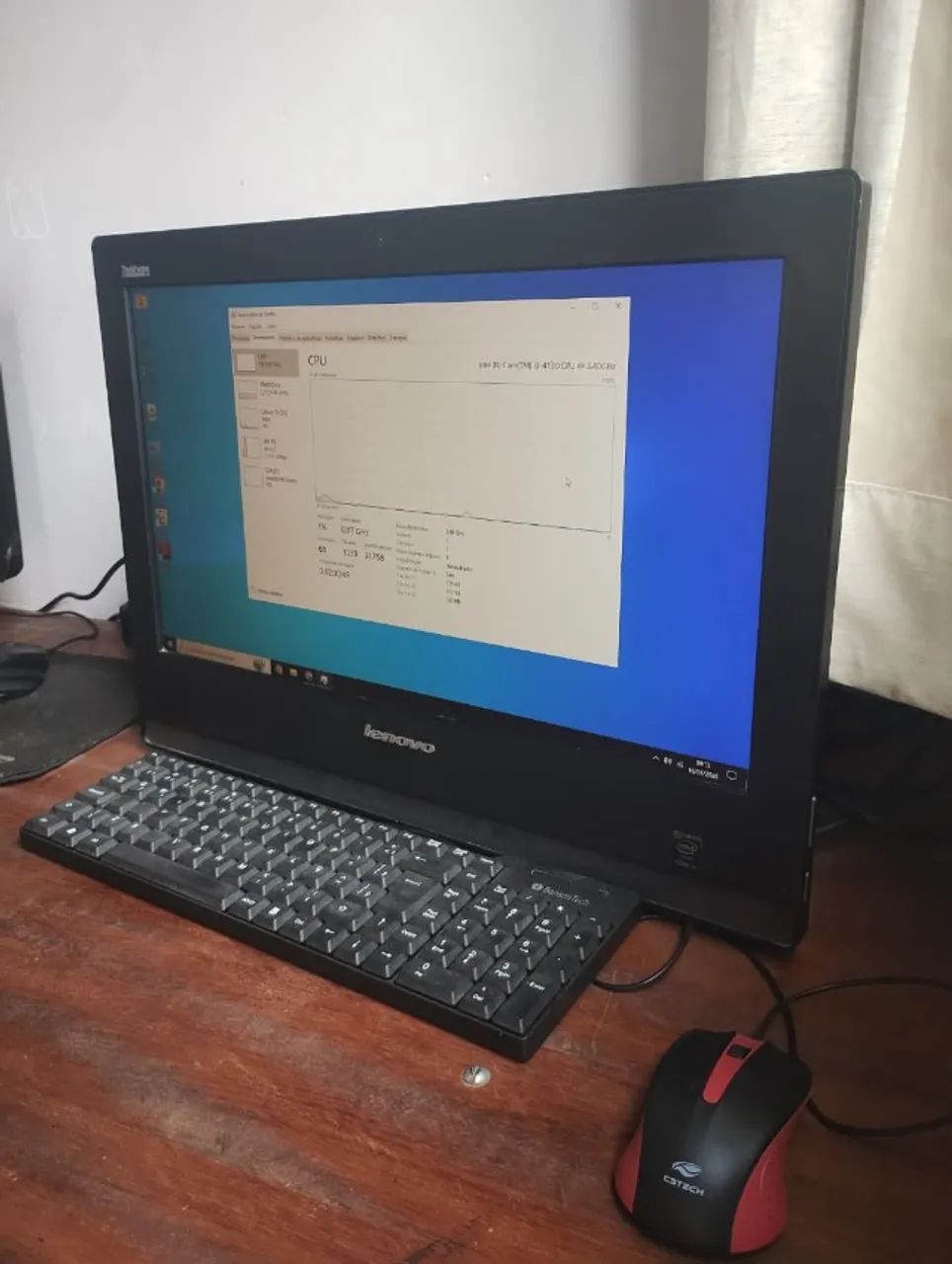 Computador All one Lenovo, Core I 3, Impecável...