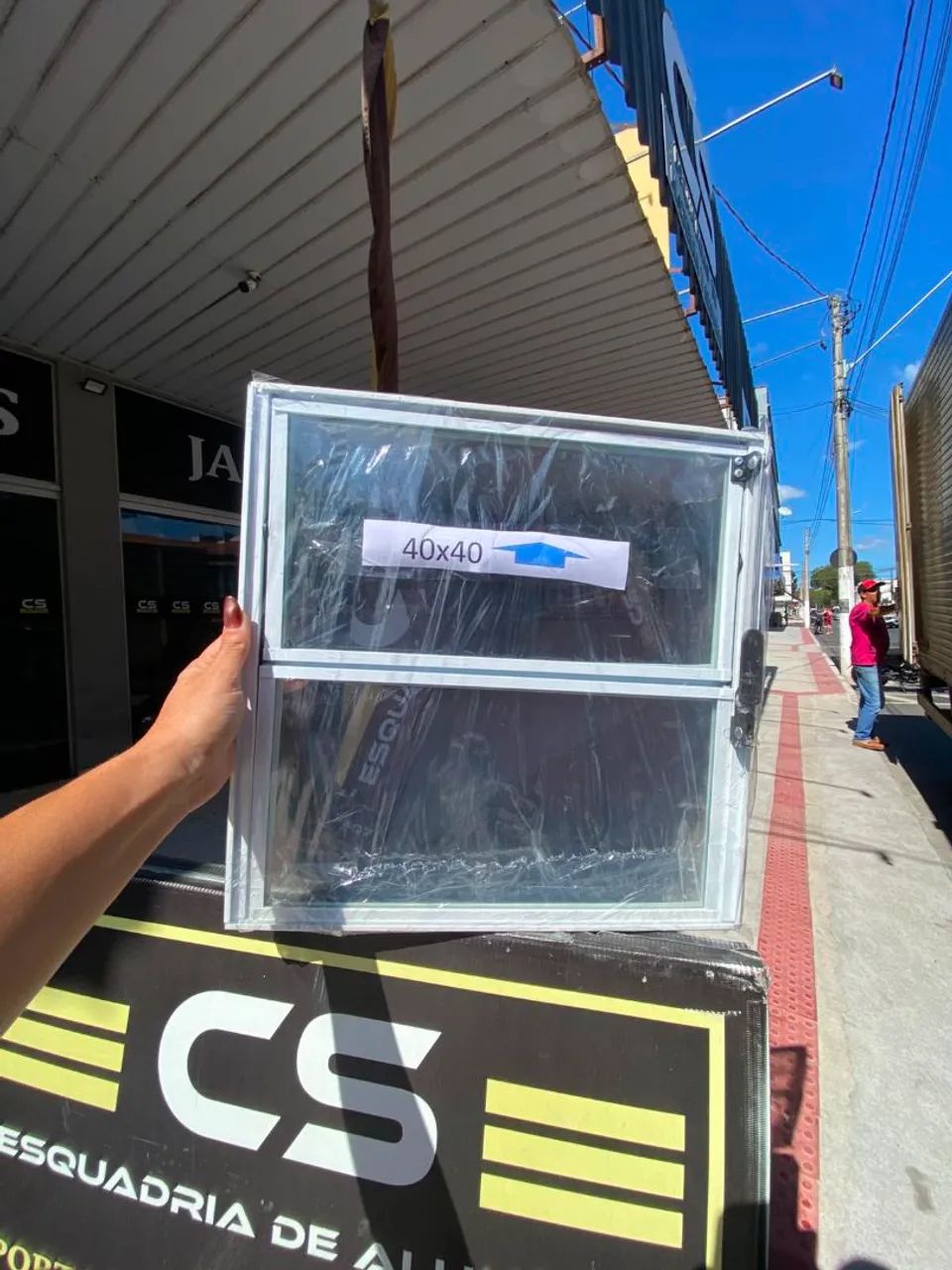 BÁSCULA DE ALUMÍNIO BRANCO 40X40 - COMPRA CERTA  - Foto 3