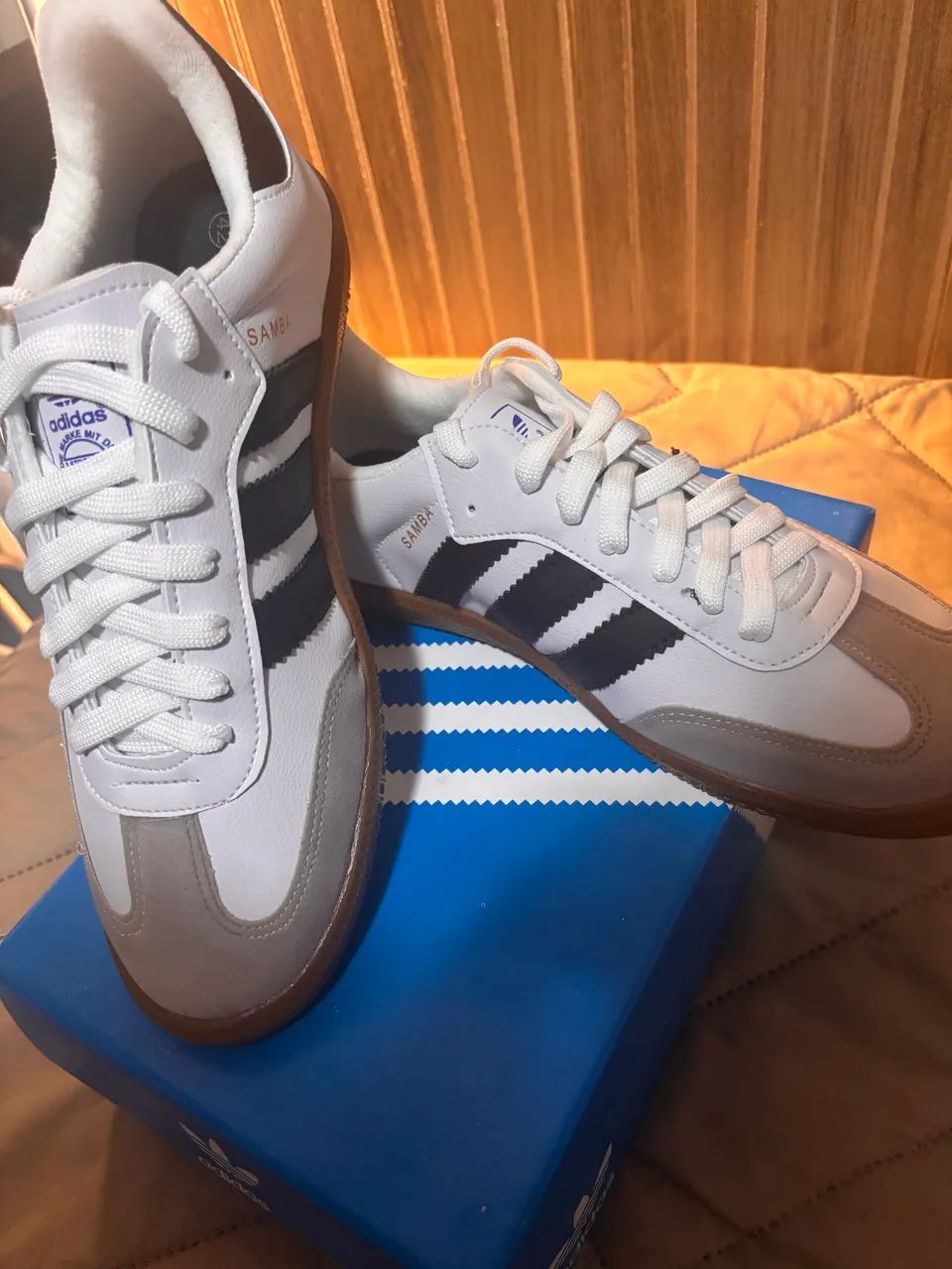 Adidas Samba Branco 42 - Foto 2
