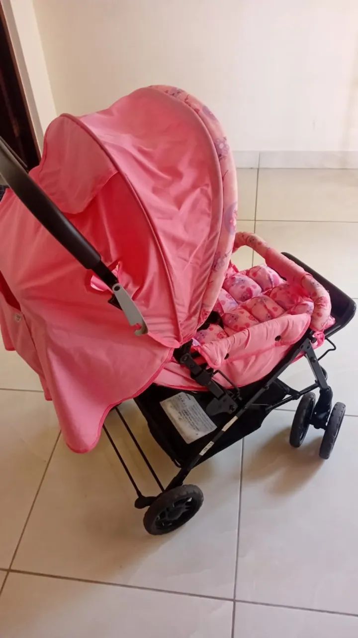 Carrinho de bebê menina - Foto 5