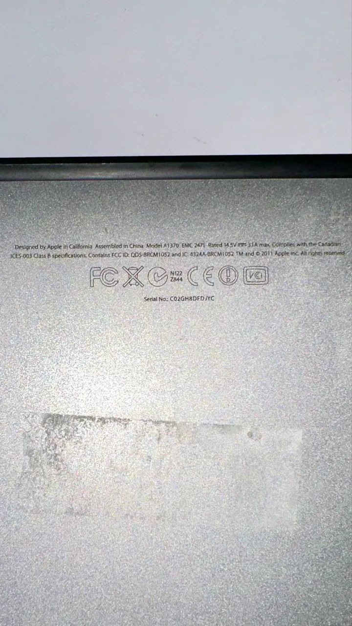 MACBOOK AIR A1370 2011  - Foto 2