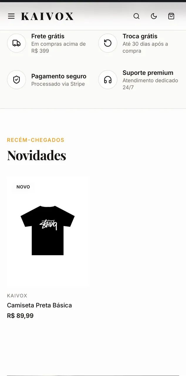 Crio qualquer site 
