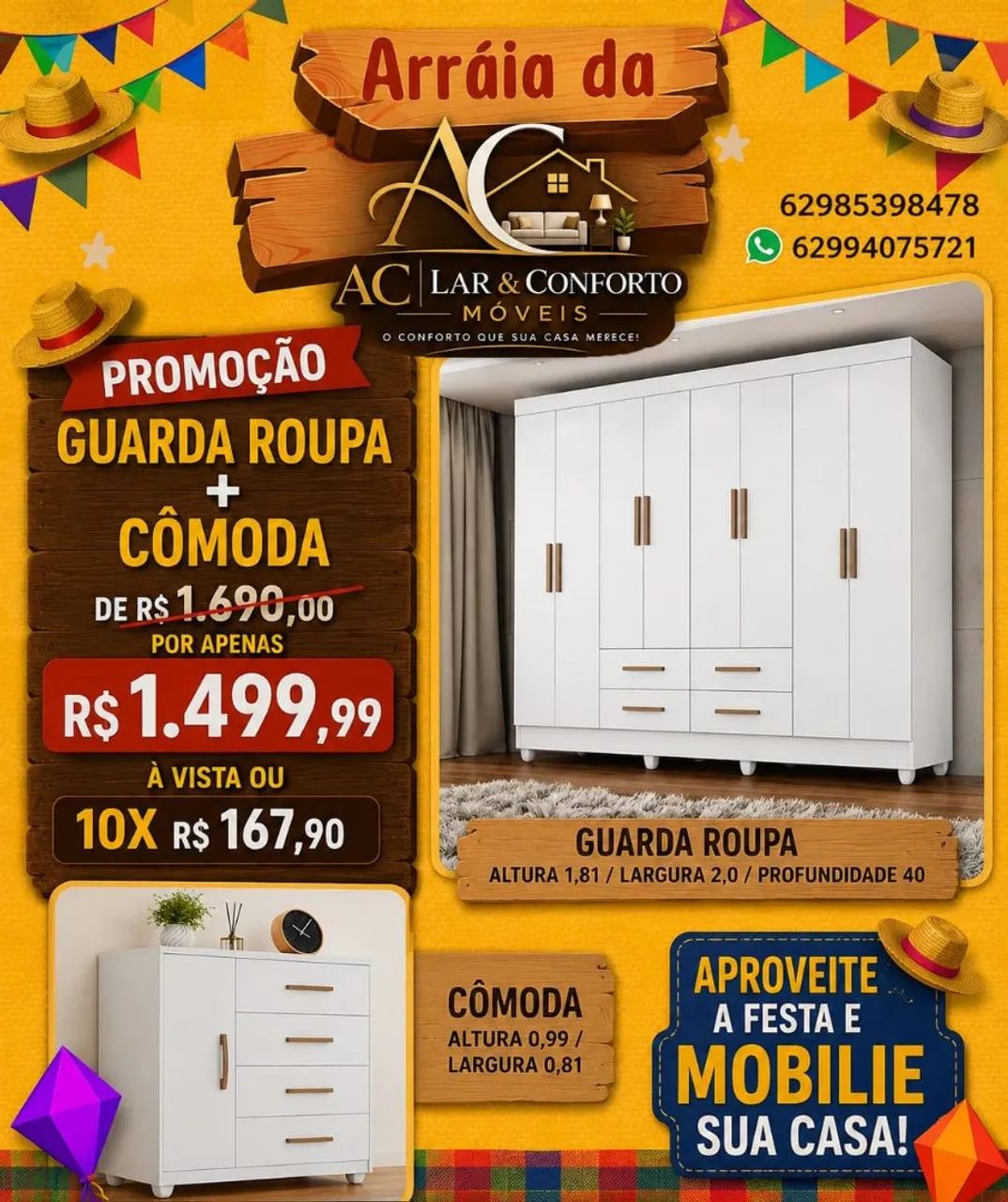 PROMOÇÃO DE GUARDA-ROUPA  - Foto 2