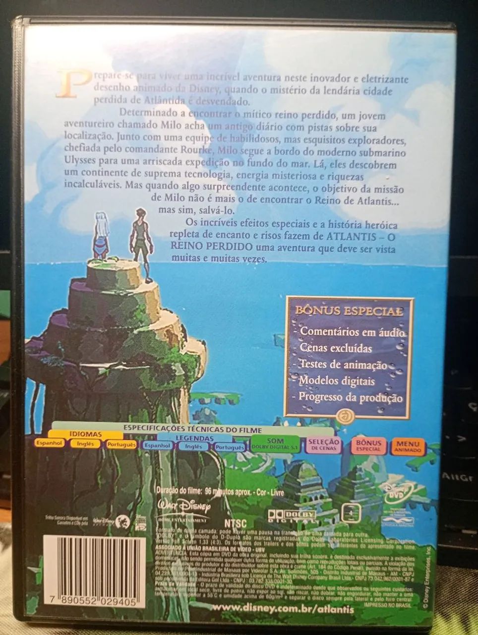 Clássicos da Disney - DVD ATLANTIS O Reino Perdido  - Foto 2