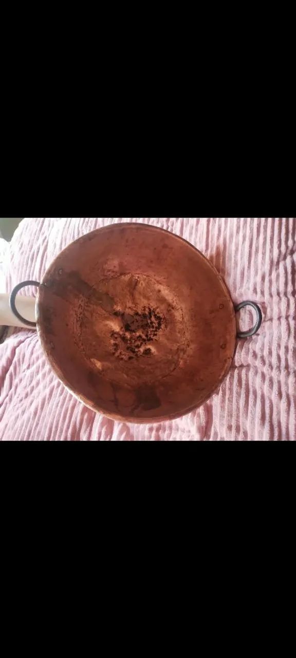 TACHO DE COBRE ANTIGO PARA DECORAÇÃO 